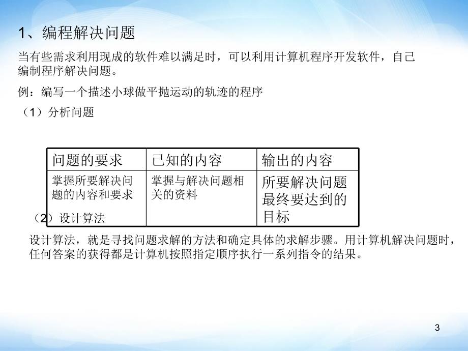 编程解决问题和智能信息处理ppt课件2高中信息技术_第3页