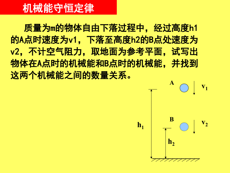 机械能守恒定律公开课用_第4页