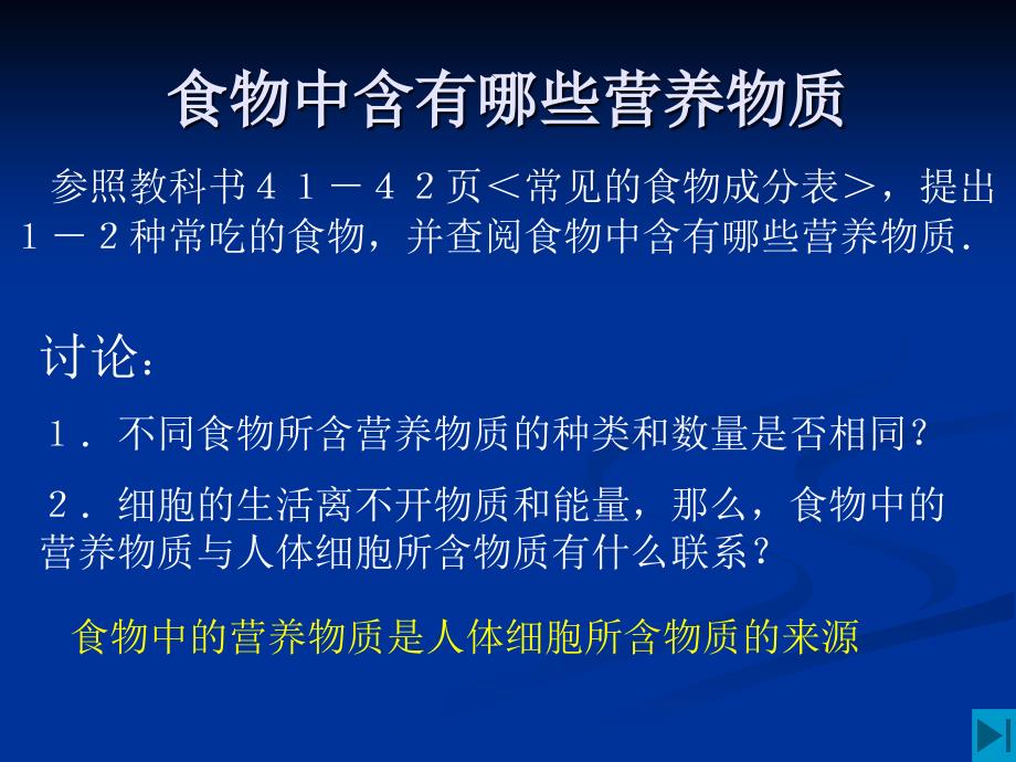 第一节食物中的营养物质_第4页