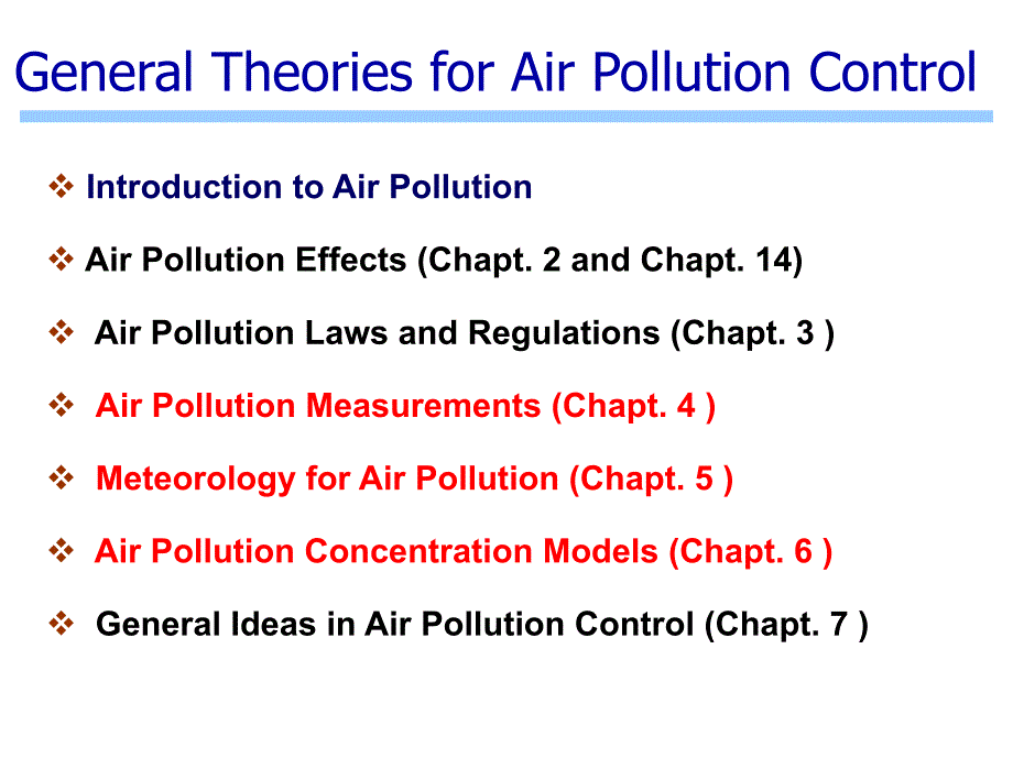 大气污染控制工程：Lecture 1 Introduction_第2页