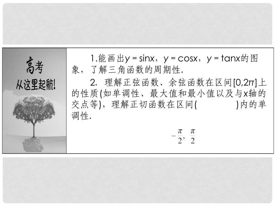 高考数学一轮复习 3.3 三角函数的图象与性质精品课件 理 新人教A版_第2页