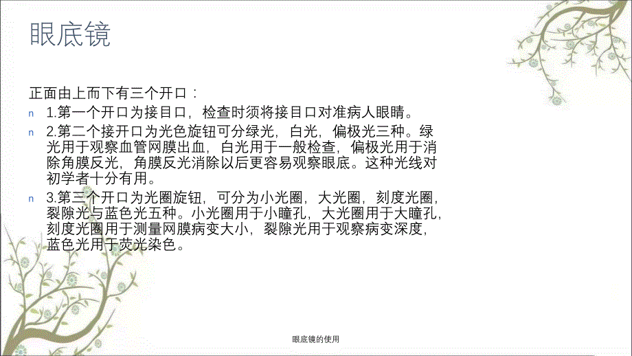 眼底镜的使用课件_第4页