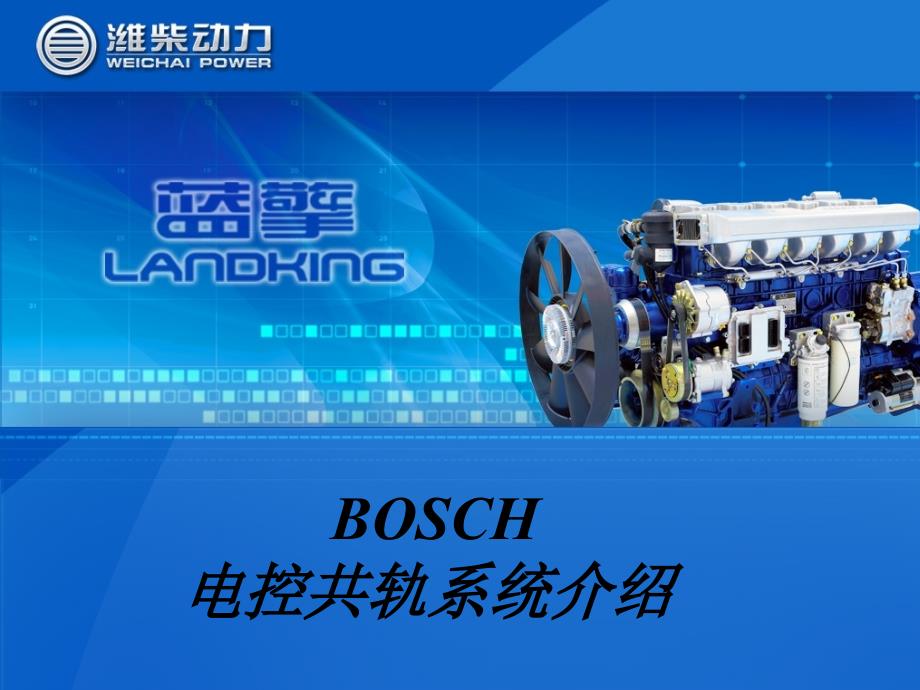 bosch电控共轨系统介绍_第1页