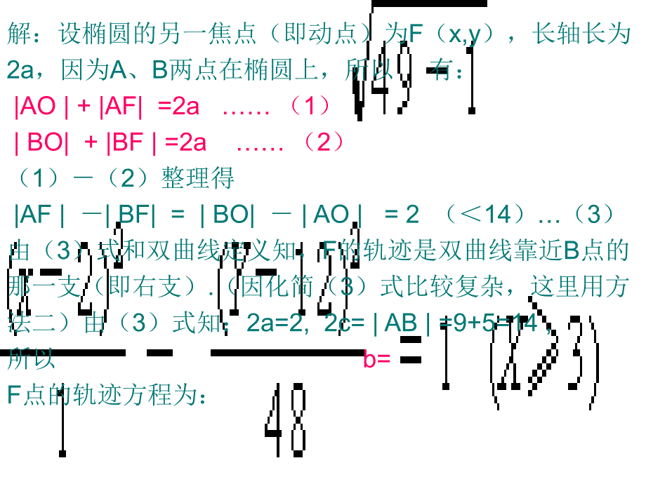 高二数学专题课件利用曲线定义求轨迹_第4页