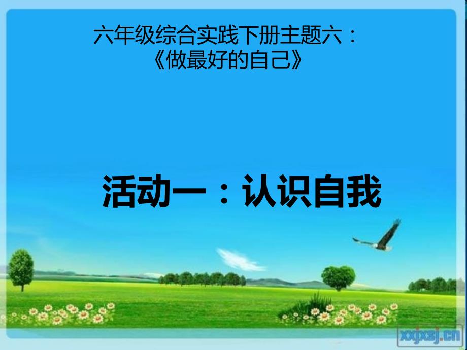 山科版小学六年级综合实践下册主题六做最好的自己课件_第1页