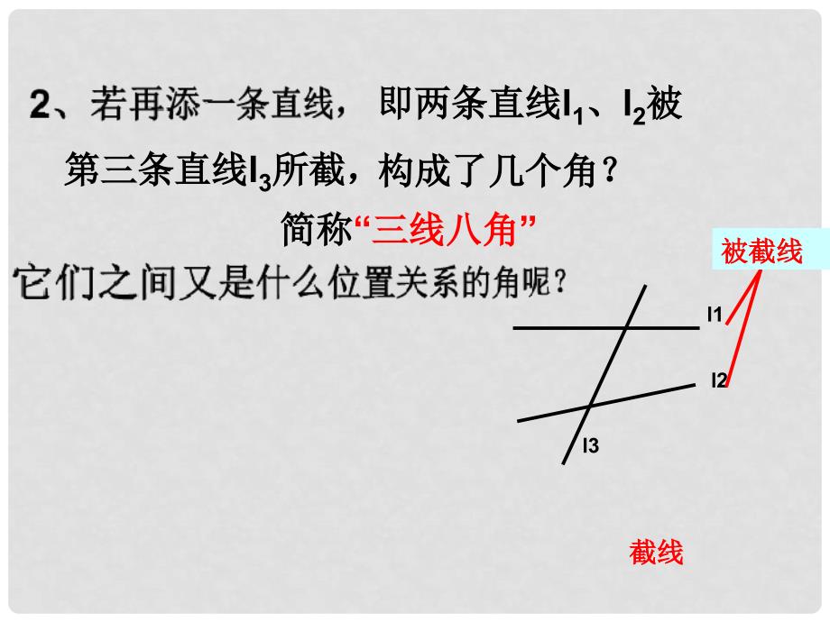 七年级数学下册 1.2 同位角、内错角、同旁内角课件 （新版）浙教版_第2页