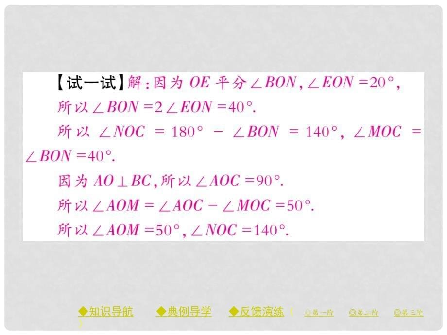 七年级数学下册 第二章 相交线与平行线 1 两条直线的位置关系 第2课时 垂直课件 （新版）北师大版_第5页