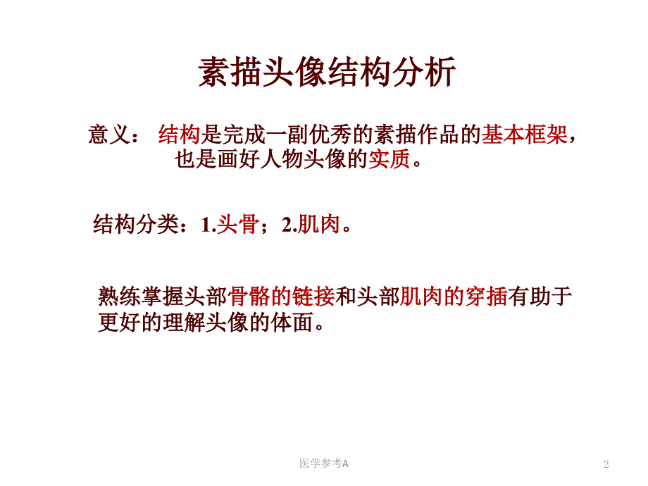 素描头像结构分析(自编)【参考仅供】_第2页