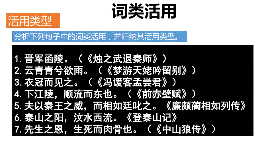 【高中语文】高考语文复习文言文讲义+词类活用+课件19张_第4页