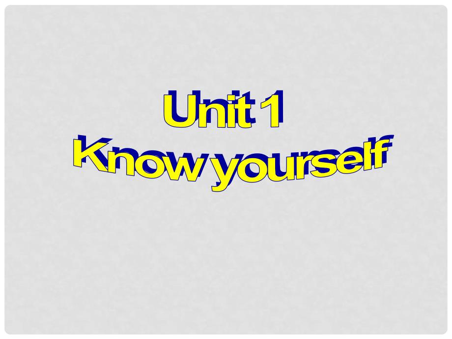 江苏省永丰初级中学九年级英语上册 Unit 1 Know yourself task课件 （新版）牛津版_第1页