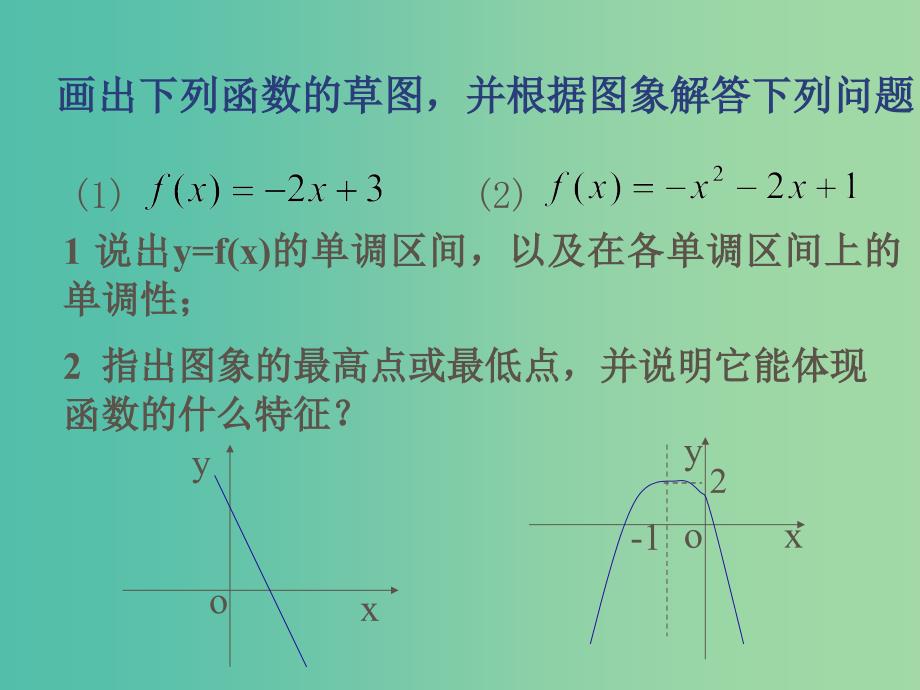 高中数学 1.3.1函数的最大（小）值课件 新人教A版必修1.ppt_第2页