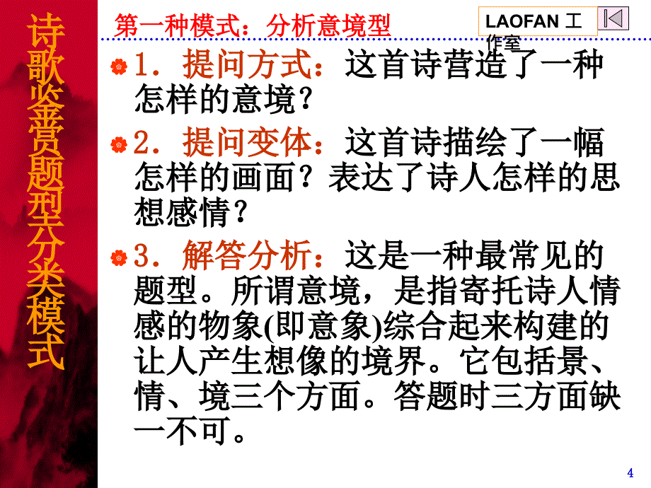 z高考诗歌鉴赏答题模式[1]_第4页