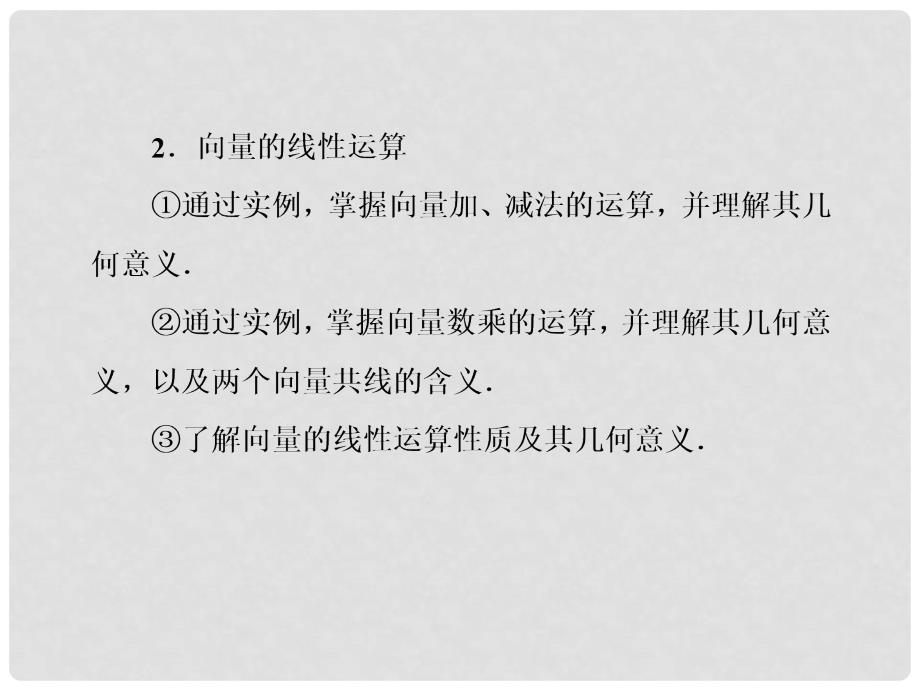 高考数学第一轮基础复习 平面向量的概念与线性运算课件_第4页