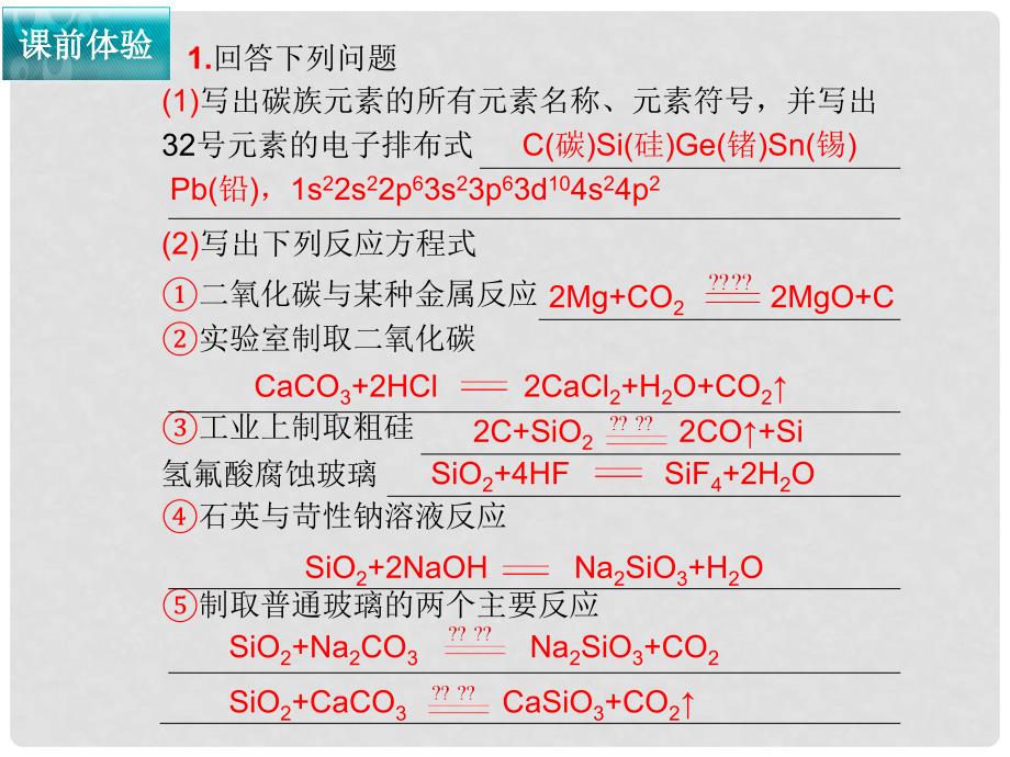 《一轮复习导航》：第19讲《碳硅及其化合物》_第2页