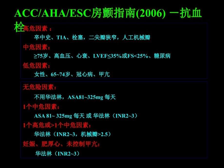 房颤卒中危险分层心房颤动抗凝治疗实践_第5页