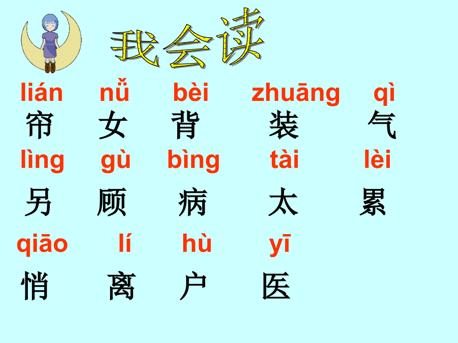 人教版一年级下册语文第八课月亮的心愿课件PPT_第2页