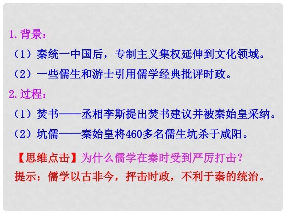 高中历史 专题一 中国传统文化主流思想的演变 1.2 汉代儒学情境互动课型课件 人民版必修3_第5页