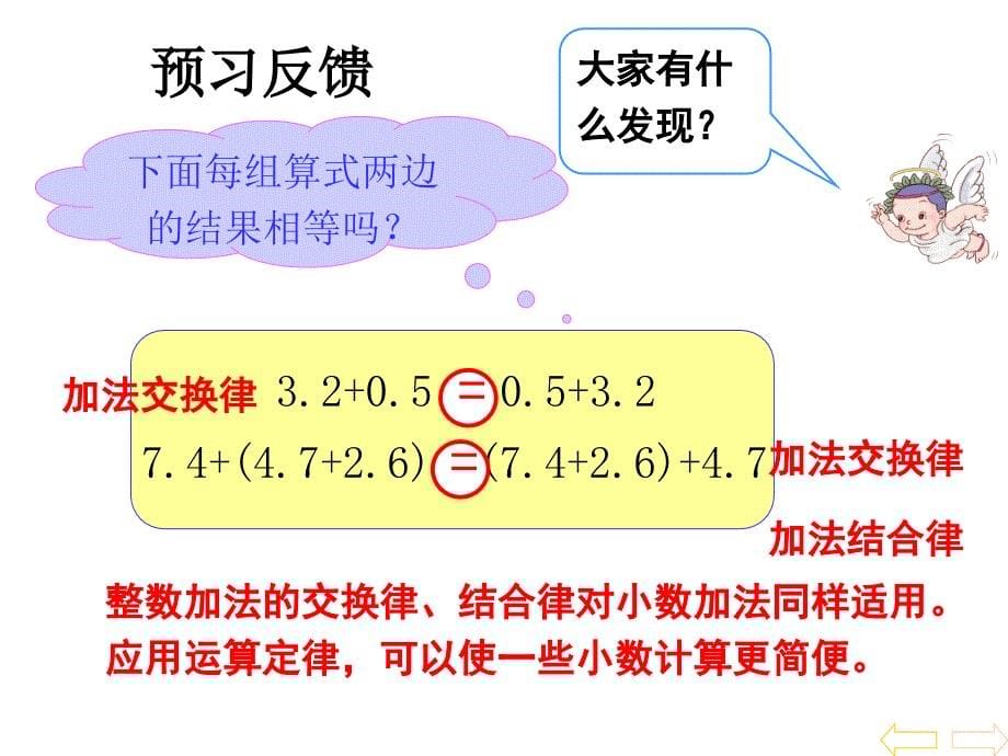 人教版数学四下第六单元整数加法运算定律推广到小数课件1_第5页