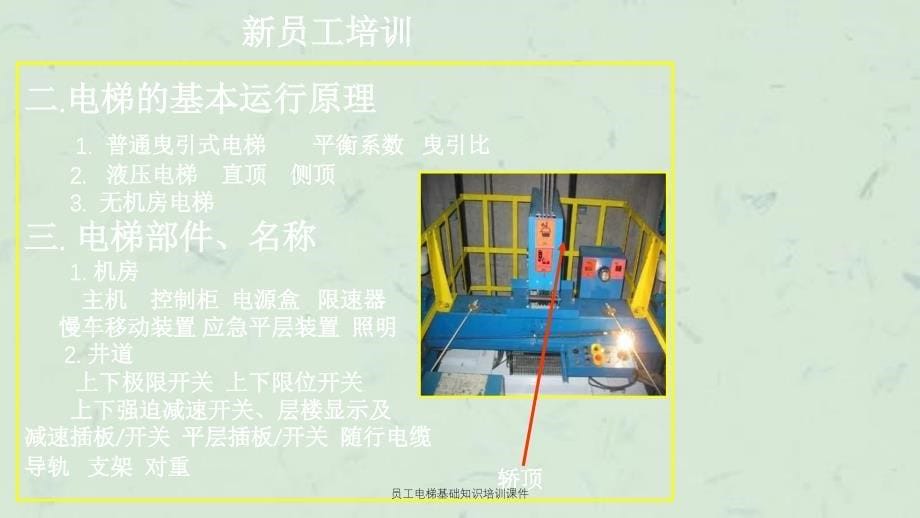 员工电梯基础知识培训课件_第5页