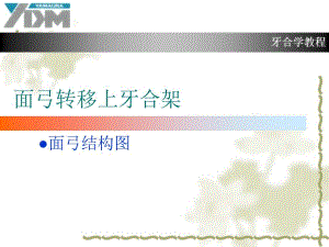 YDM面弓转移上颌架使用方法课件