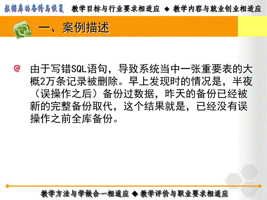 数据恢复技术误删除记录的恢复PPT优秀课件_第2页