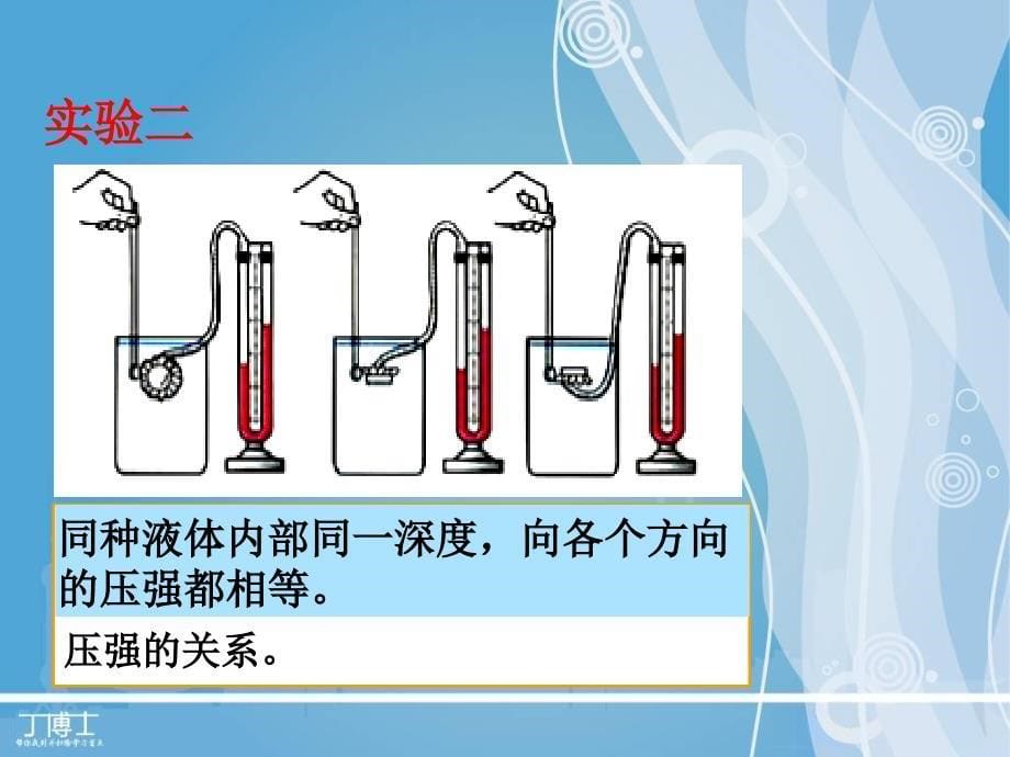 液体内部压强与哪些因素有关实验课件_第5页