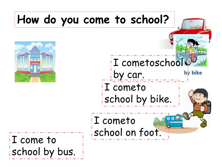 新版pep六年级上册unit-2-ways-to-go-to-school-A-let&#39;s-talk课件_第4页