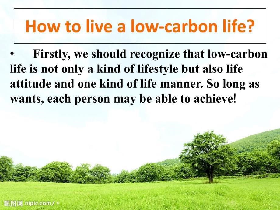 (英语演讲PPT)low-carbon life.ppt_第5页