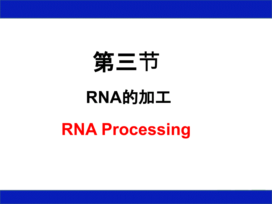 《生物化学》教学课件：第17章 RNA生物合成part3txw_第1页