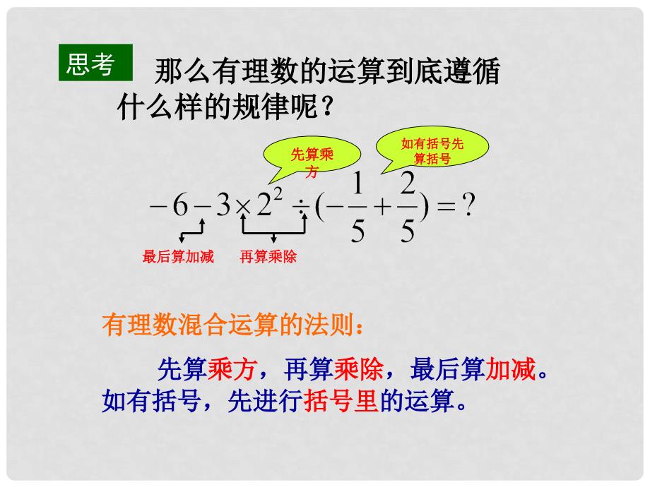 浙江省永嘉县大若岩镇七年级数学上册 2.6 有理数的混合运算课件 浙教版_第4页