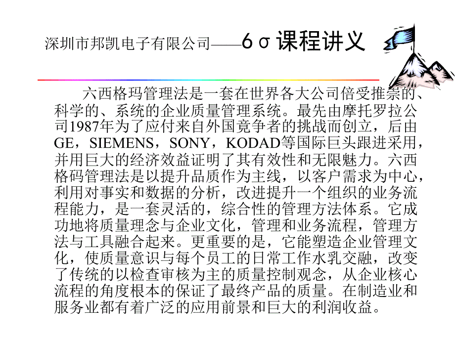 某电子有限公司6σ培训讲义PPT课件_第3页