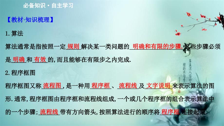 高考数学一轮复习第七章算法复数推理与证明71算法的基本思想算法框图及基本语句课件理北师大版_第4页