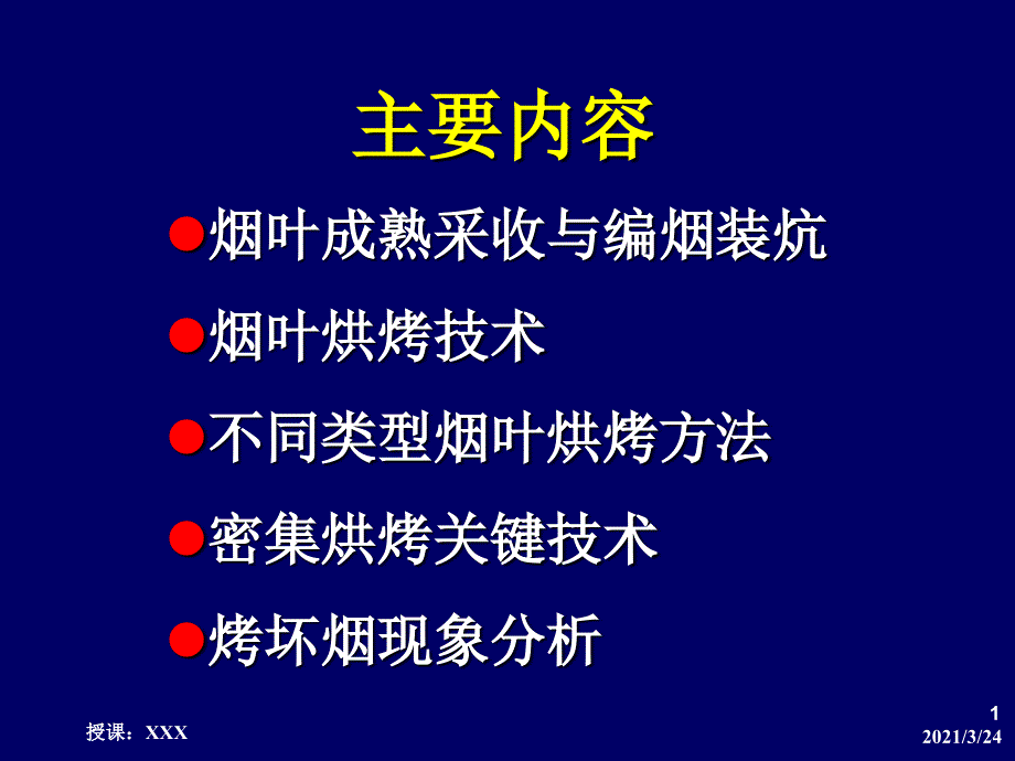 烟叶烘烤技术PPT课件_第1页