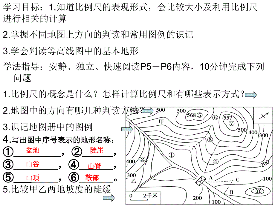 人教版高中地理高二第二学期区域地理复习课件地图_第1页