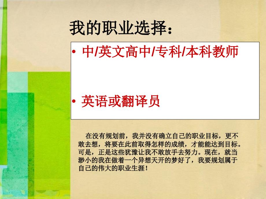 大学生职业生涯规划-华文静_第4页