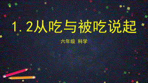 湘科版科学六年级（上）1.2从吃与被吃说起（教学课件）