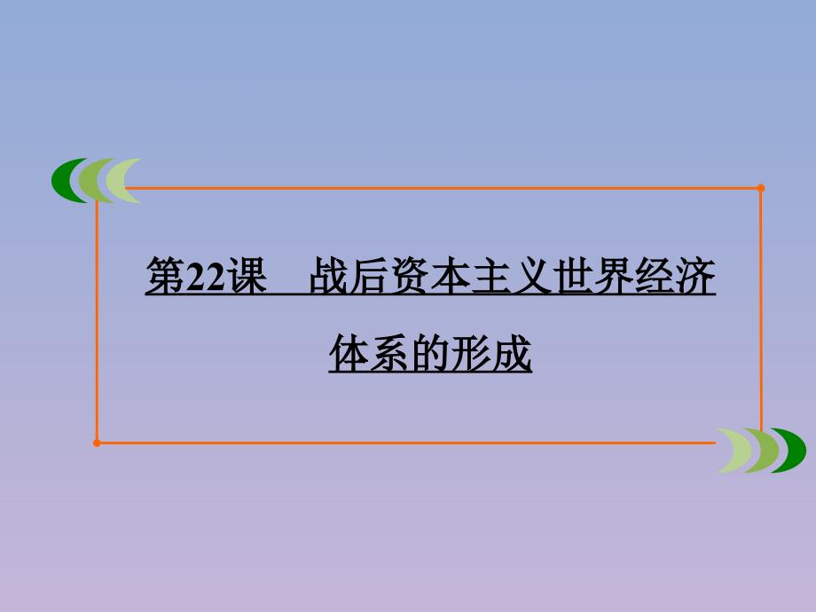 2020学年高中历史第8单元世界经济的全球化趋势第22课战后资本主义世界经济体系的形成课件新人教版必修2_第2页