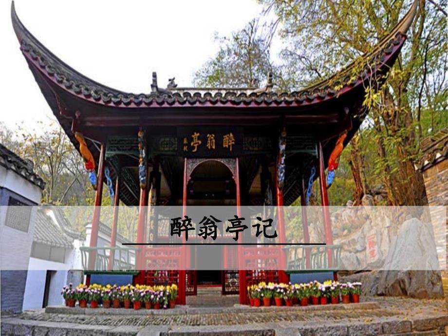 部编版九年级语文上册第三单元阅读《醉翁亭记》课件（集体定稿）_第1页