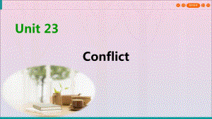 2020学年高中英语Unit23ConflictPeriod4LanguageAwareness8CultureCorner课件