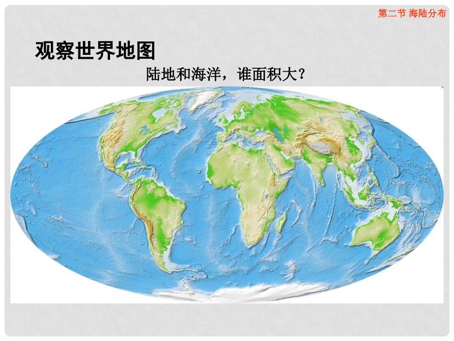 八年级地理上册 1.2《海陆分布》课件4 中图版_第3页