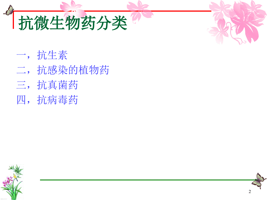 员工培训第四节抗生素分类ppt课件_第2页
