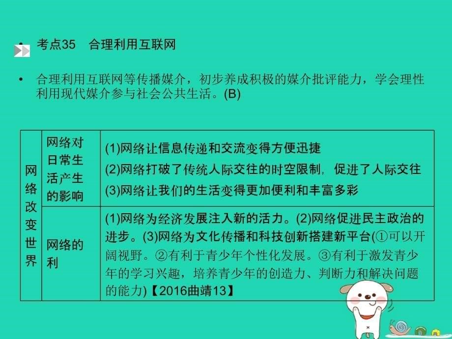 2019年中考道德与法治第1部分教材同步复习模块3我与国家和社会第1章积极适应社会的发展课件1_第5页