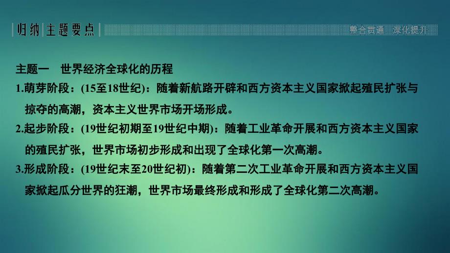 2021学年高中历史专题八当今世界经济的全球化趋势专题提升课件人民版必修2_第3页