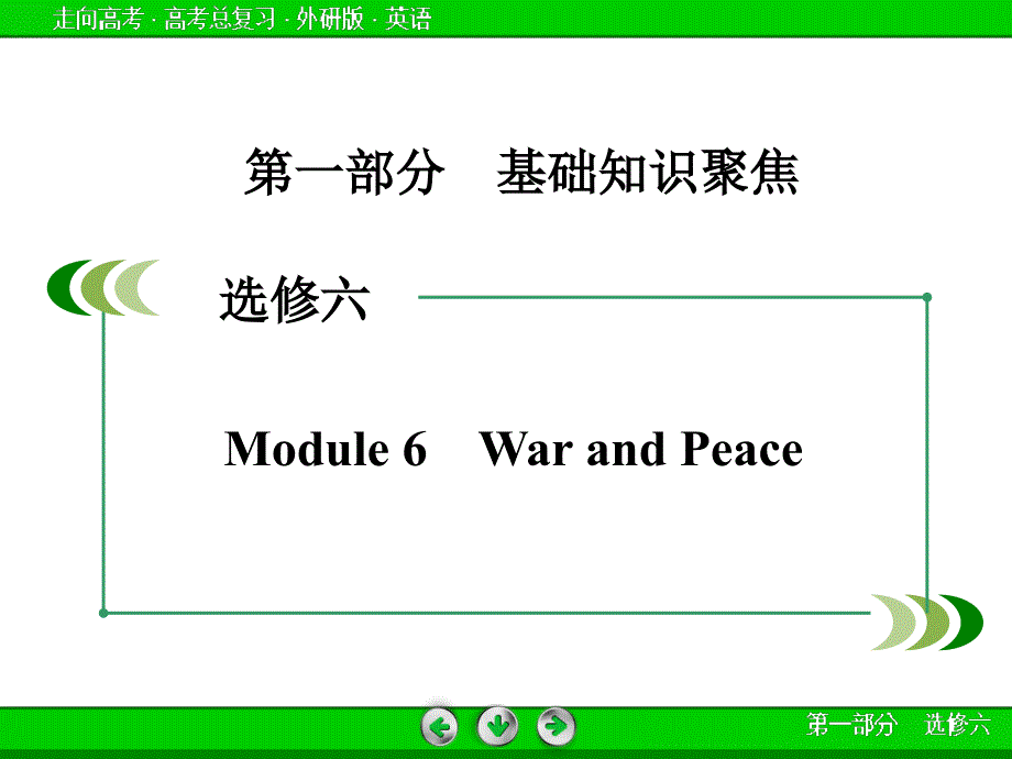 外研版高三英语一轮选修6 Module 6复习课件_第2页