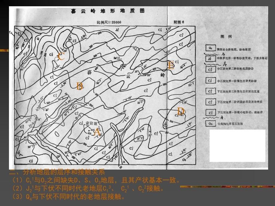 分析褶皱地区地质图_第5页