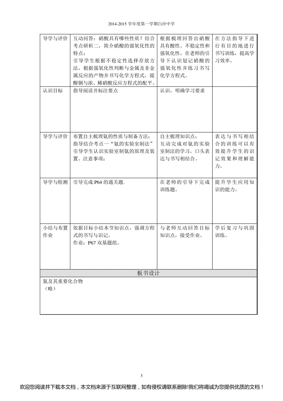 《氮及其重要化合物》教学设计162120_第3页