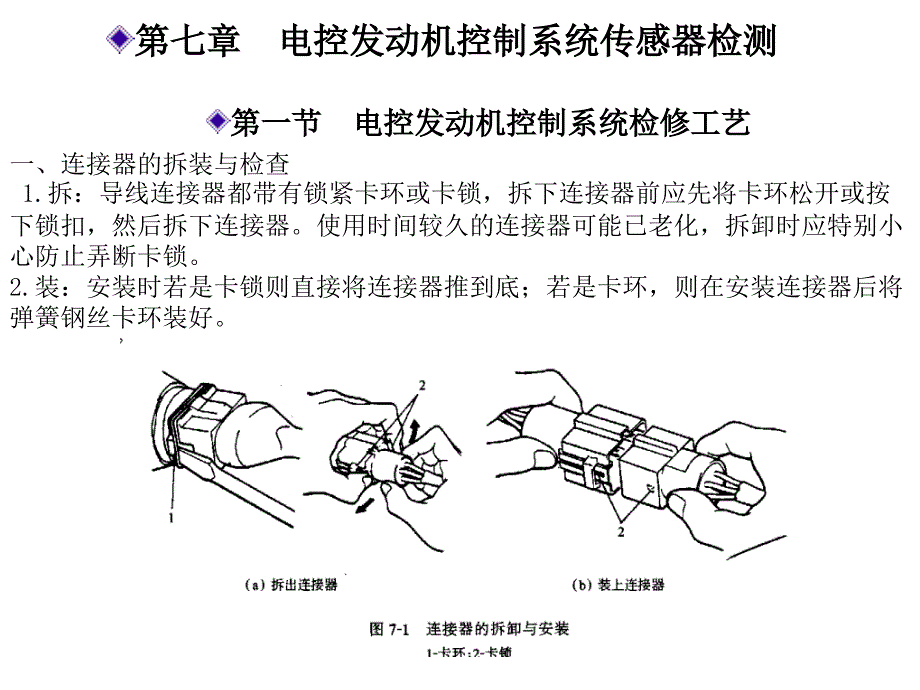 电控发动机控制系统传感器检测_第1页