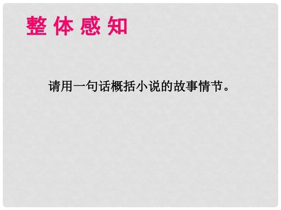 河北省涿州市实验中学九年级语文上册 10《孤独之旅》课件 新人教版_第5页