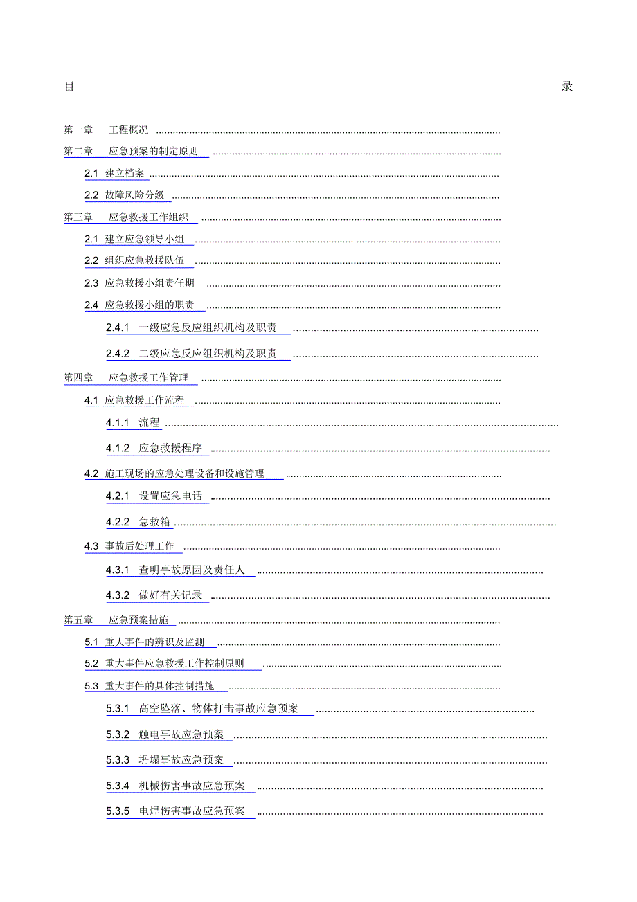 项目应急预案_第1页