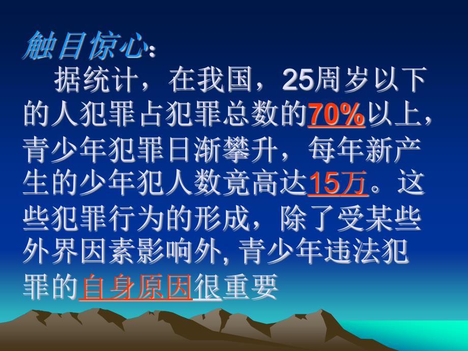 【最新】高中三年级（9）班《杜绝不良行为远离违法犯罪》主题班会（23张PPT）课件_第2页